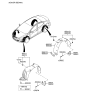 Diagram for 2013 Hyundai Elantra Wheelhouse - 86824-3X100