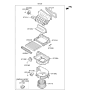 Diagram for 2020 Hyundai Elantra Blower Motor Resistor - 97128-A5000