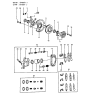 Diagram for Hyundai Excel Brake Pad Set - 58101-32310