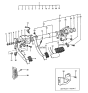 Diagram for 1989 Hyundai Excel Brake Light Switch - 93810-21100