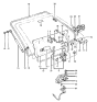 Diagram for 1989 Hyundai Excel Tailgate Latch - 81230-21110