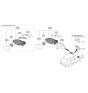 Diagram for Hyundai Tucson Car Mirror - 87610-D3430