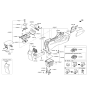 Diagram for 2016 Hyundai Tucson Center Console Base - 84610-D3000-TGG