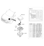 Diagram for Hyundai Tucson Relay Block - 91950-D3230