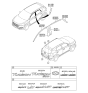 Diagram for Hyundai Tucson Door Moldings - 86363-D3000