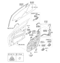 Diagram for Hyundai Tucson Window Regulator - 82471-D3010