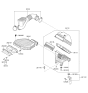 Diagram for Hyundai Air Intake Coupling - 28210-D3200