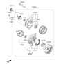 Diagram for 2019 Hyundai Accent Alternator Case Kit - 37302-2B200