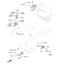 Diagram for Hyundai Santa Fe Sport Engine Mount Bracket - 21670-2GGB1