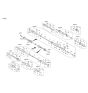 Diagram for 2014 Hyundai Azera Axle Shaft - 49501-3V550