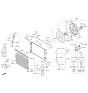 Diagram for 2019 Hyundai Ioniq A/C Expansion Valve - 97626-K4200