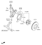 Diagram for 2020 Hyundai Kona Wheel Bearing - 51750-F2000