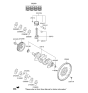 Diagram for 2019 Hyundai Ioniq Piston Ring Set - 23040-03HA0