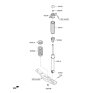 Diagram for 2020 Hyundai Tucson Shock Absorber - 55311-D3700