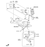 Diagram for Hyundai Sway Bar Bushing - 54813-A5000