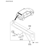 Diagram for 2014 Hyundai Accent Windshield Washer Nozzle - 98930-1R000