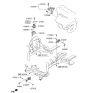 Diagram for 2011 Hyundai Veloster Engine Mount Bracket - 21825-3X000