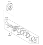 Diagram for Hyundai Torque Converter - 45100-26020