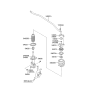 Diagram for Hyundai Tucson Coil Spring Insulator - 54633-2M000