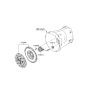 Diagram for Hyundai Clutch Slave Cylinder - 41421-38000