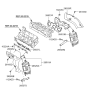 Diagram for Hyundai Genesis Exhaust Manifold Gasket - 28521-3C111