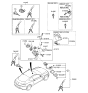 Diagram for Hyundai Elantra Shift Interlock Solenoid - 95860-2L000
