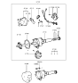 Diagram for 1988 Hyundai Excel Ignition Control Module - 27120-21020