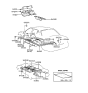 Diagram for 1994 Hyundai Excel Drain Plug - 84145-11000