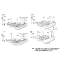 Diagram for 1992 Hyundai Excel Bumper - 86610-24000