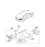 Diagram for 2011 Hyundai Elantra Tail Light - 92402-3X050