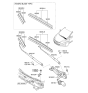 Diagram for Hyundai Elantra Wiper Blade - 98360-3X100