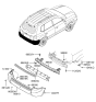 Diagram for 2005 Hyundai Tucson Bumper - 86610-2E000