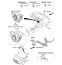 Diagram for Hyundai Veloster A/C Switch - 97250-2V011-BPD