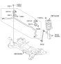 Diagram for 2011 Hyundai Veloster Sway Bar Kit - 54810-2V000