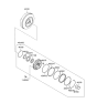 Diagram for 2012 Hyundai Veloster Torque Converter - 45100-3B510