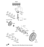 Diagram for 2019 Hyundai Elantra Crankshaft - 90ZN6-2EX00