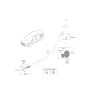 Diagram for Hyundai Elantra Fuel Door - 69510-F3000