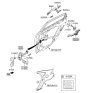 Diagram for Hyundai Genesis Door Check - 79480-B1000