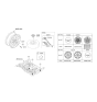 Diagram for Hyundai Genesis Spare Wheel - 52910-B1150