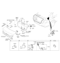 Diagram for Hyundai Genesis Tailgate Lift Support - 81771-B1010