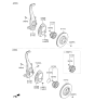 Diagram for 2015 Hyundai Genesis Steering Knuckle - 51710-B1000