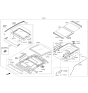 Diagram for 2015 Hyundai Genesis Sunroof - 81620-B1000