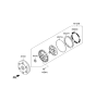 Diagram for Hyundai Torque Converter - 45100-4F103