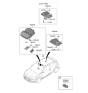 Diagram for 2020 Hyundai Veloster N Dome Light - 92800-F2260-NNB