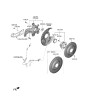 Diagram for Hyundai Veloster N Wheel Bearing - 52730-C1100