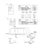Diagram for 2000 Hyundai XG300 Air Bag Control Module - 95910-39900