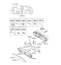 Diagram for Hyundai XG350 Instrument Panel Light Bulb - 94369-39000