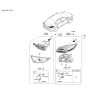 Diagram for Hyundai Elantra Back Up Light - 92401-F2020