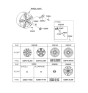 Diagram for 2011 Hyundai Genesis Wheel Cover - 52960-2L320