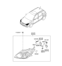 Diagram for 2010 Hyundai Elantra Touring Light Socket - 92150-2H010